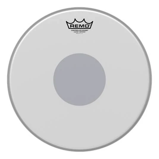 Remo BE-0113-10 Controlled Sound Emperor Coated 13inch with Black Dot on Bottom Drumhead - Image 2