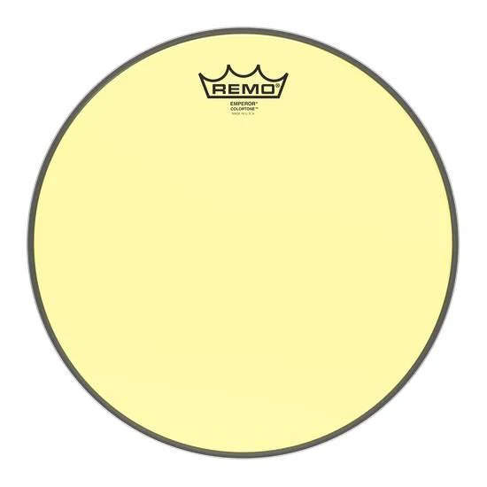 Remo Colortone Emperor 13in Drum Head in Yellow - Image 2