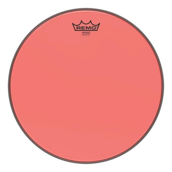 Remo Colortone Emperor 14in Drum Head in Red - Image 2