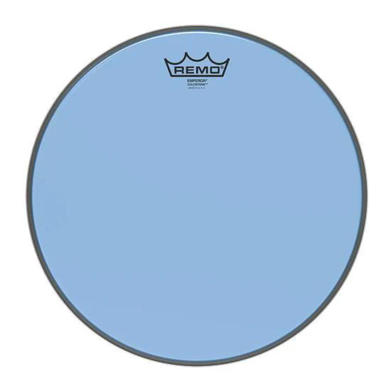 Remo Colortone Emperor 14in Drumhead in Blue - Image 3