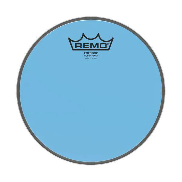 Remo Colortone Emperor 8in Drumhead in Blue - Image 3