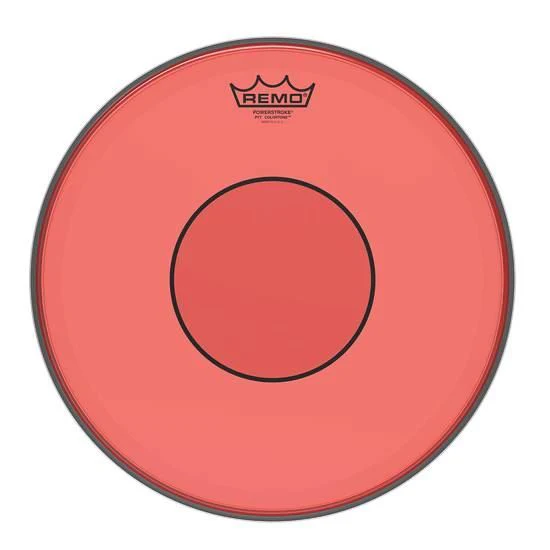 Remo Colortone P77 14in Drum Head in Red - Image 2