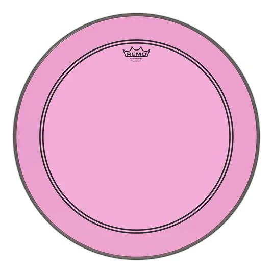 Remo Colortone Powerstroke 3 22in Bass Drum Head in Pink