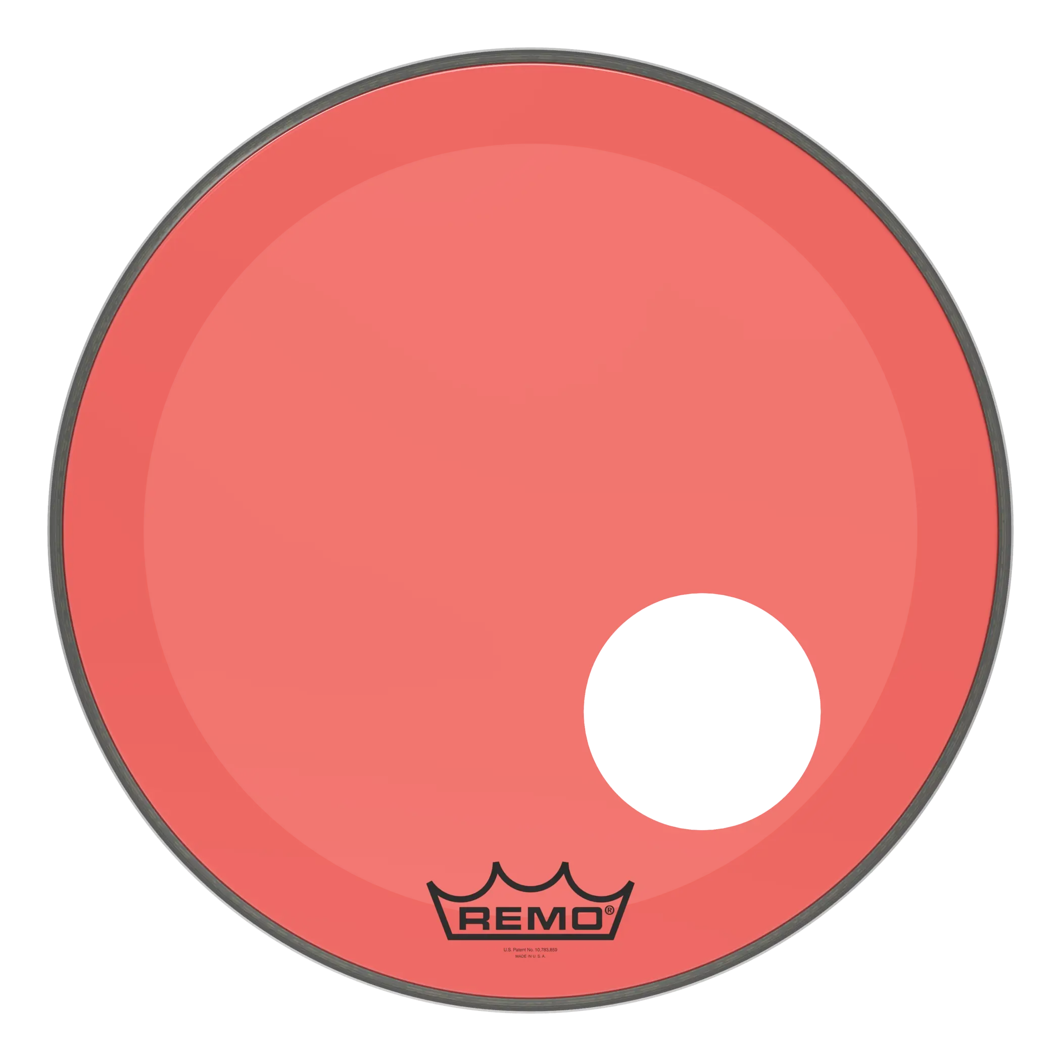 Remo Colortone Powerstroke 3 Red 20 Inch Bass Drum Head