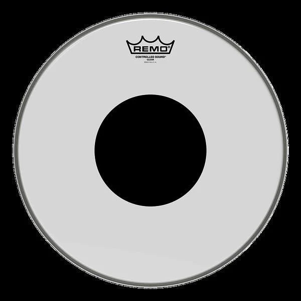 Remo Controlled Sound Clear Black Dot 14 Inch Drumhead