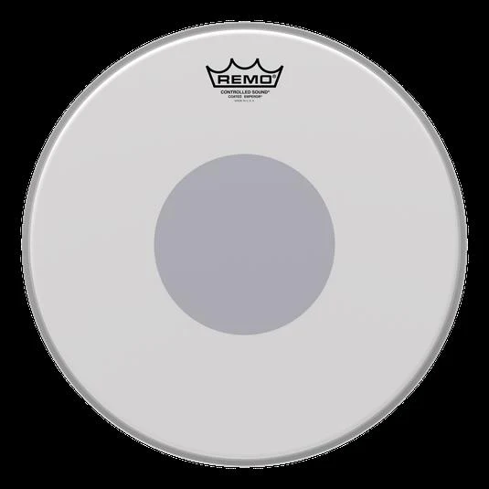 Remo Controlled Sound Emperor Coated Black Dot 14 Inch Drum Head - Image 2