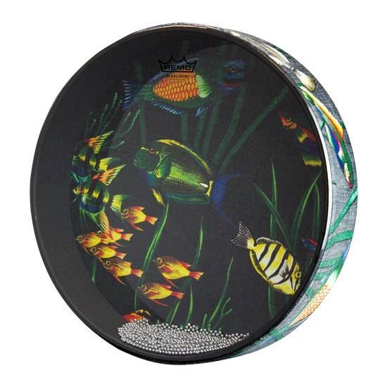 Remo ET-0216-10 Fish Graphic 16inch Ocean Drum - Image 2