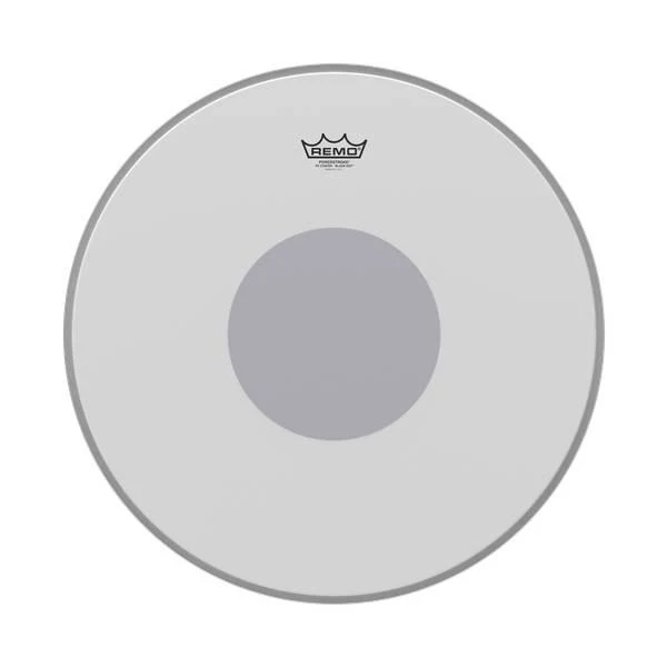 Remo P3-1120-10 Powerstroke 3 Coated 20 Inch Bass Drumhead No Stripe - Bottom Black Top - Image 2