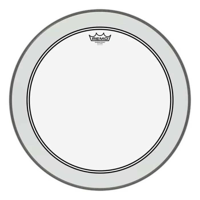 Remo P3-1320-BP Powerstroke 3 Clear 20 Inch Bass Drumhead