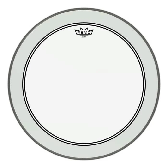 Remo P3-1320-BP Powerstroke 3 Clear 20 Inch Bass Drumhead - Image 2