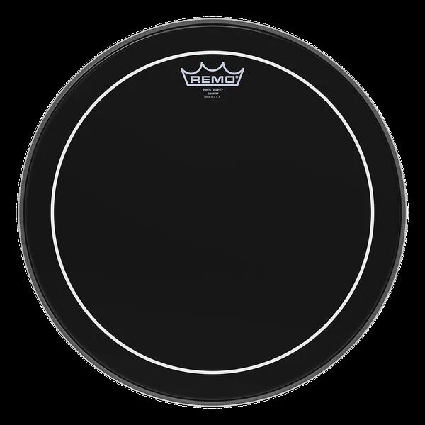 Remo Pinstripe Ebony 20 Inch Bass Drumhead - Image 2
