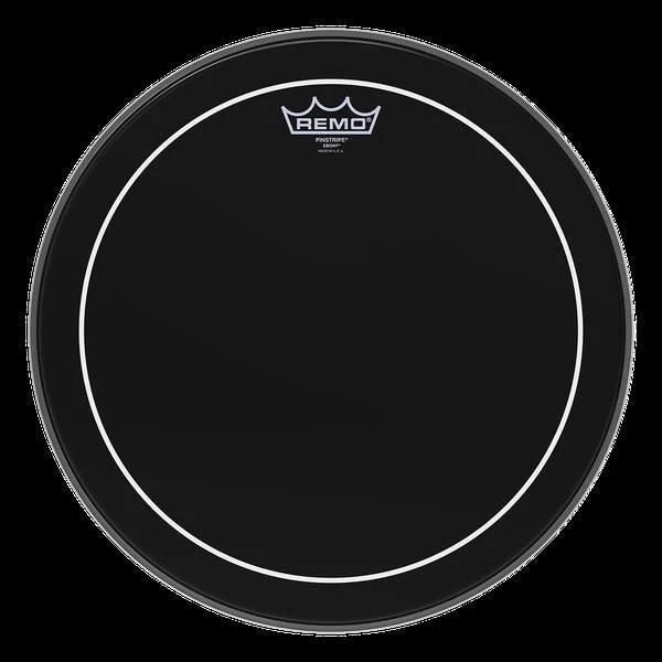 Remo Pinstripe Ebony 22 Inch Bass Drumhead