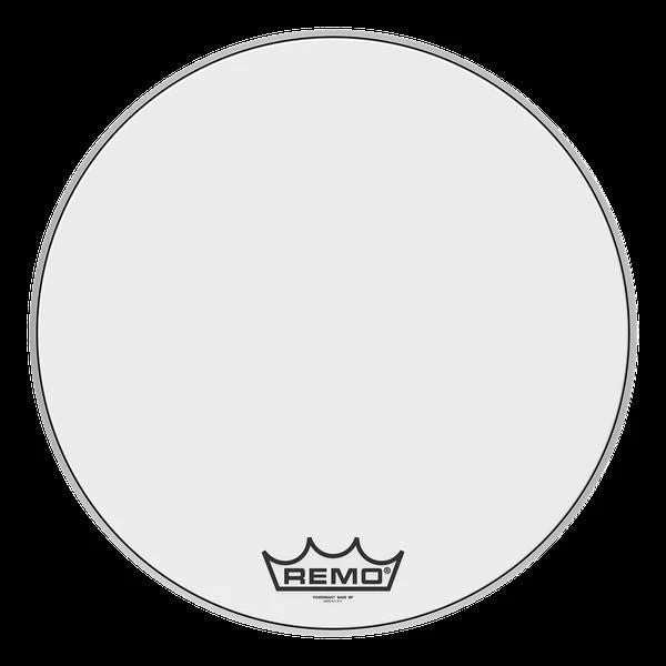 Remo Powermax Ultra White Crimplock 26 Inch Marching Bass Drumhead