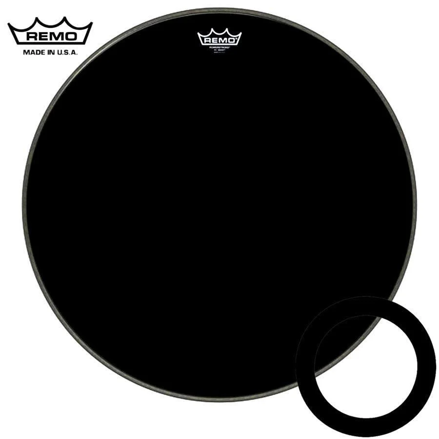 Remo Powerstroke 3 Ebony 18 inch Bass Drumhead