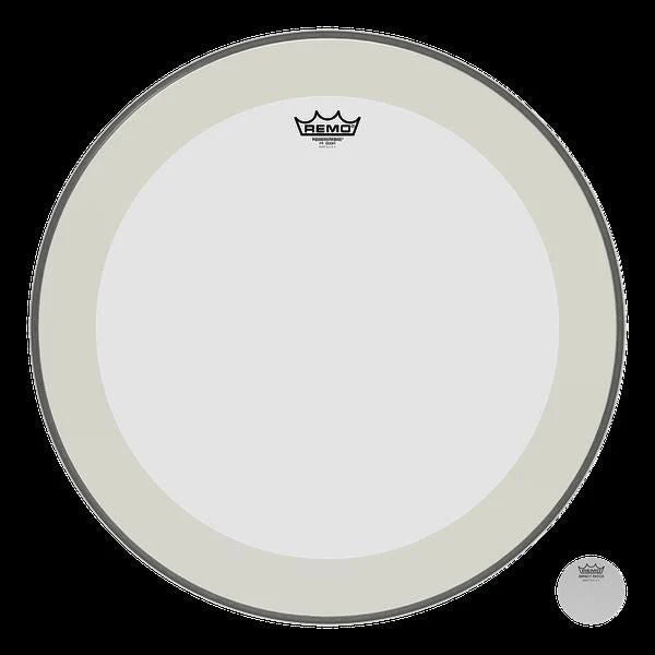 Remo Powerstroke 4 Clear 20 Inch Bass Drumhead with Falam Patch