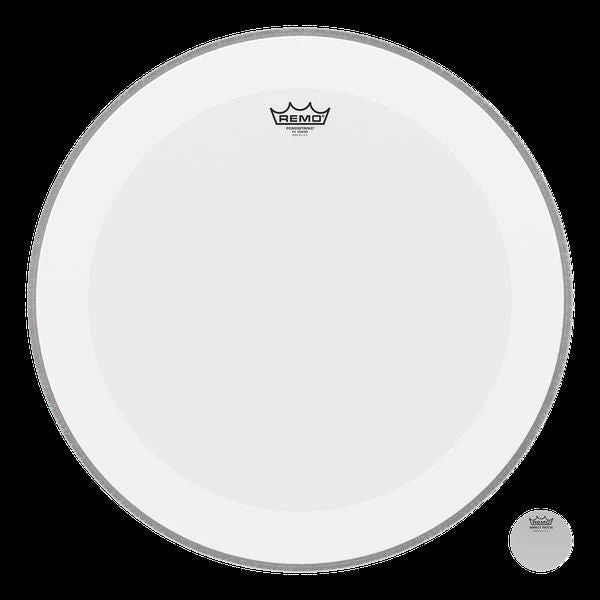 Remo Powerstroke 4 Coated 20 Inch Bass Drumhead with Falam Patch