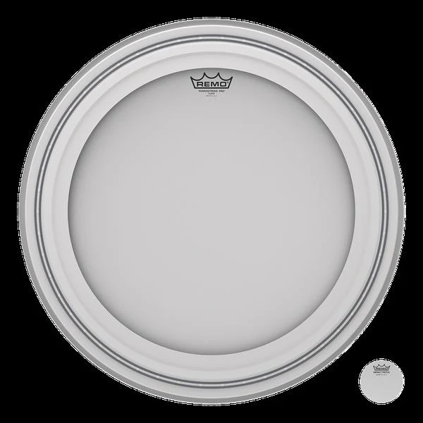 Remo Powerstroke Pro Coated 24 Inch Bass Drumhead - Image 2