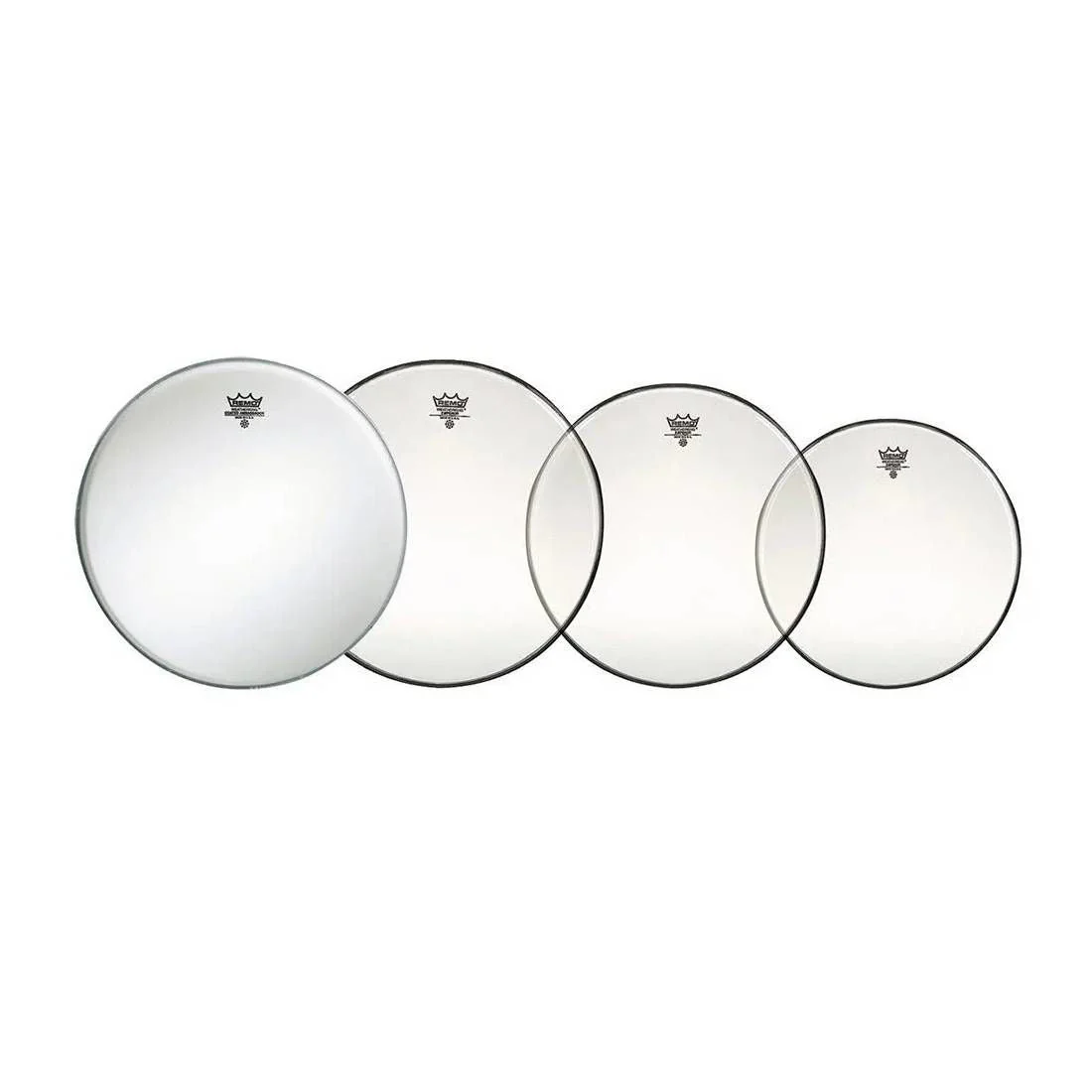 Remo Pro Pack Emperor Clear Fusion Plus (10" 12" 16" & Free 14" Amb)