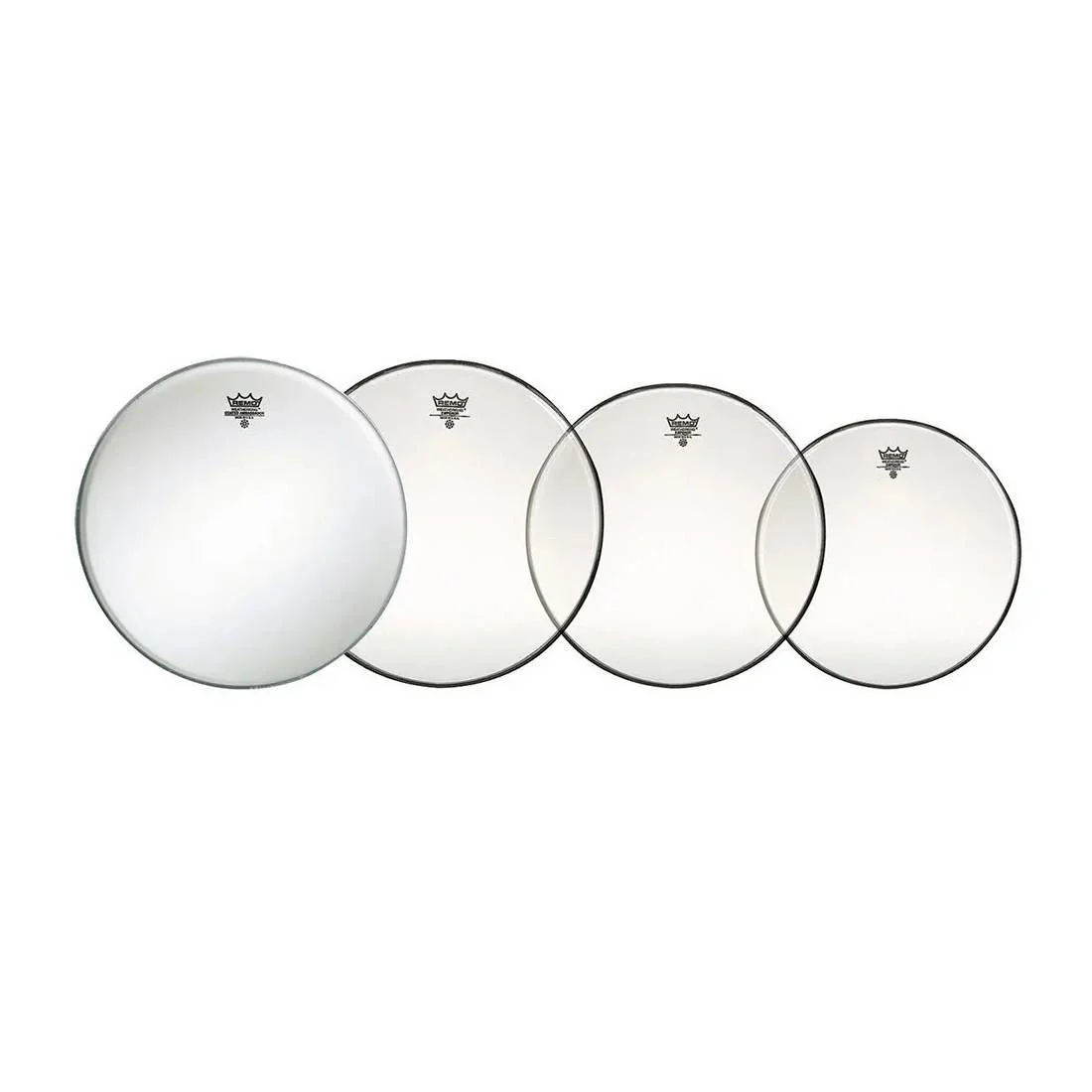 Remo Pro Pack Emperor Clear Fusion Plus (10" 12" 16" & Free 14" Amb) - Image 2