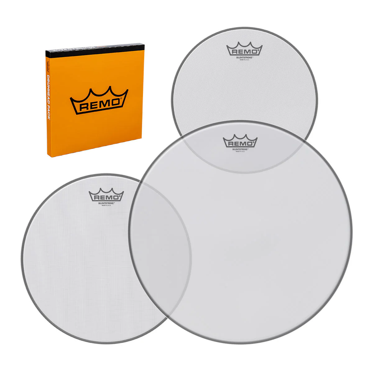 Remo Pro Pack Silent Stroke Fusion Plus Tom Batter (10 12 16) - Image 2