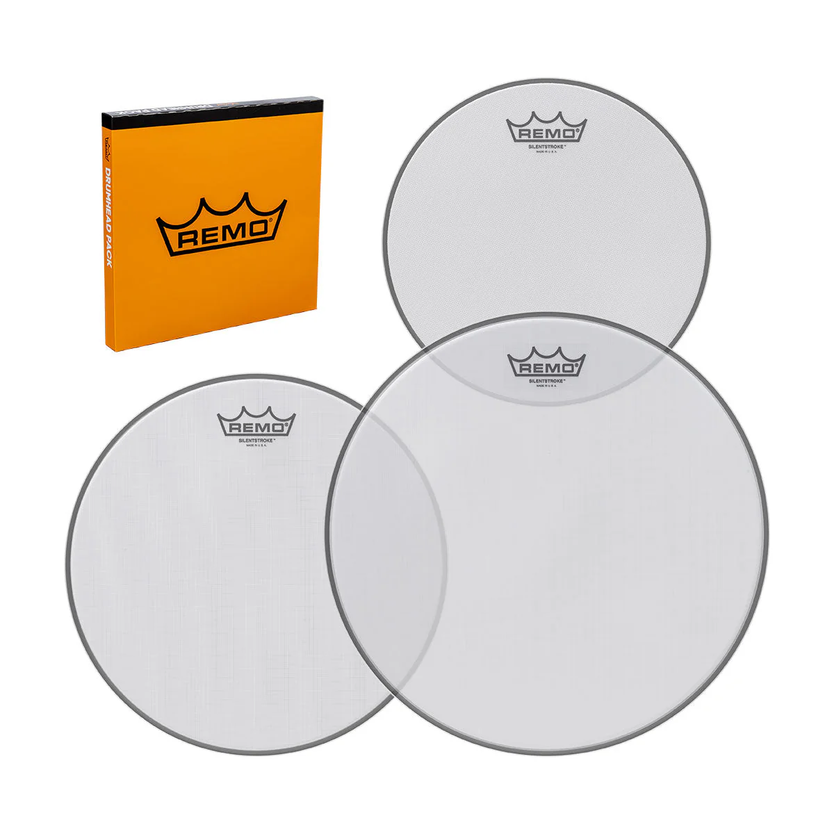 Remo Pro Pack Silent Stroke Fusion Tom Batter (10 12 14) - Image 2