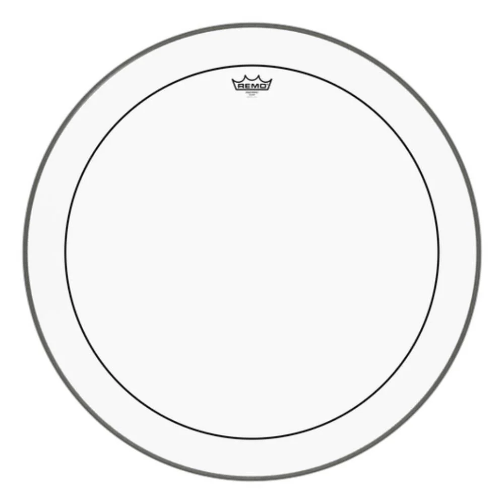 Remo PS-1328-00 Pinstripe Clear 28 Inch Bass Drumhead