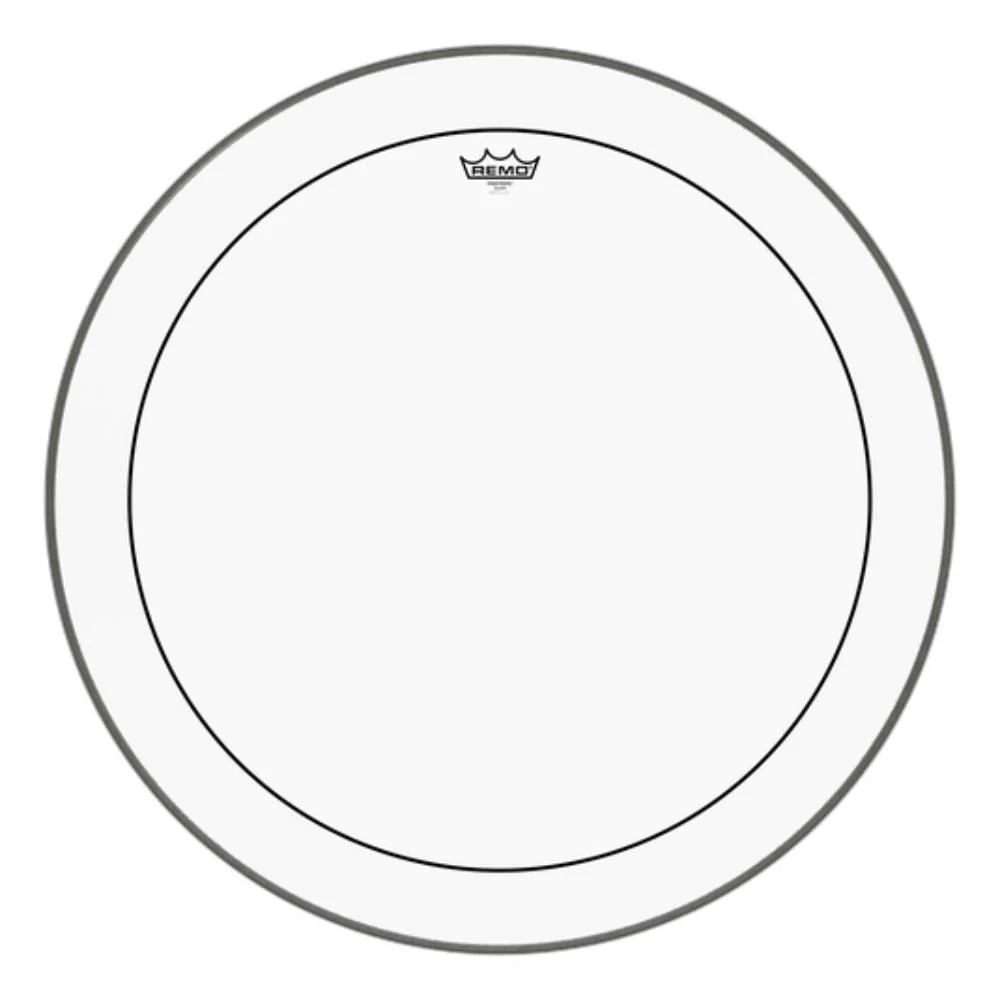 Remo PS-1328-00 Pinstripe Clear 28 Inch Bass Drumhead - Image 2