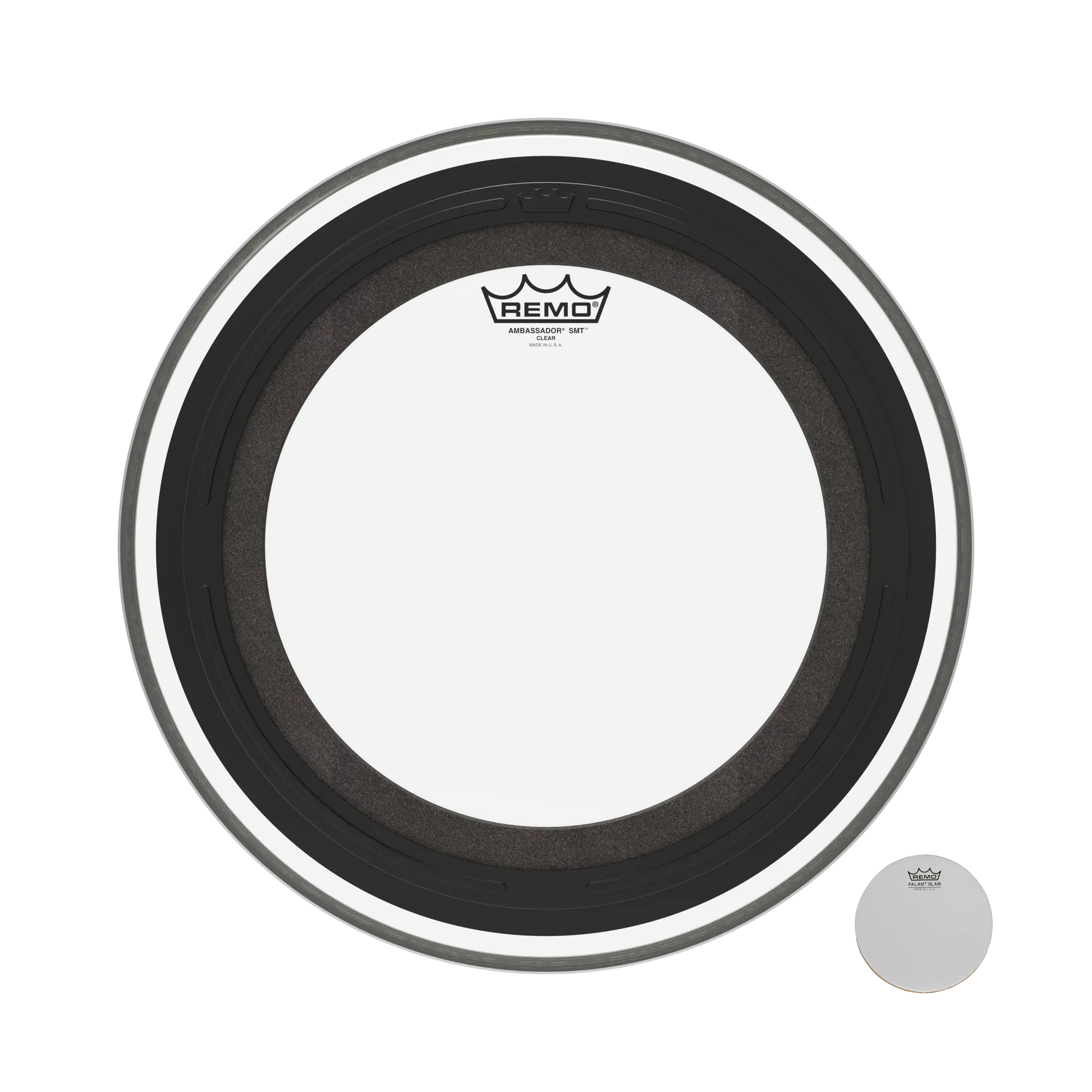 Remo SMT Ambassador Clear 16 Bass Drum Head - Image 3