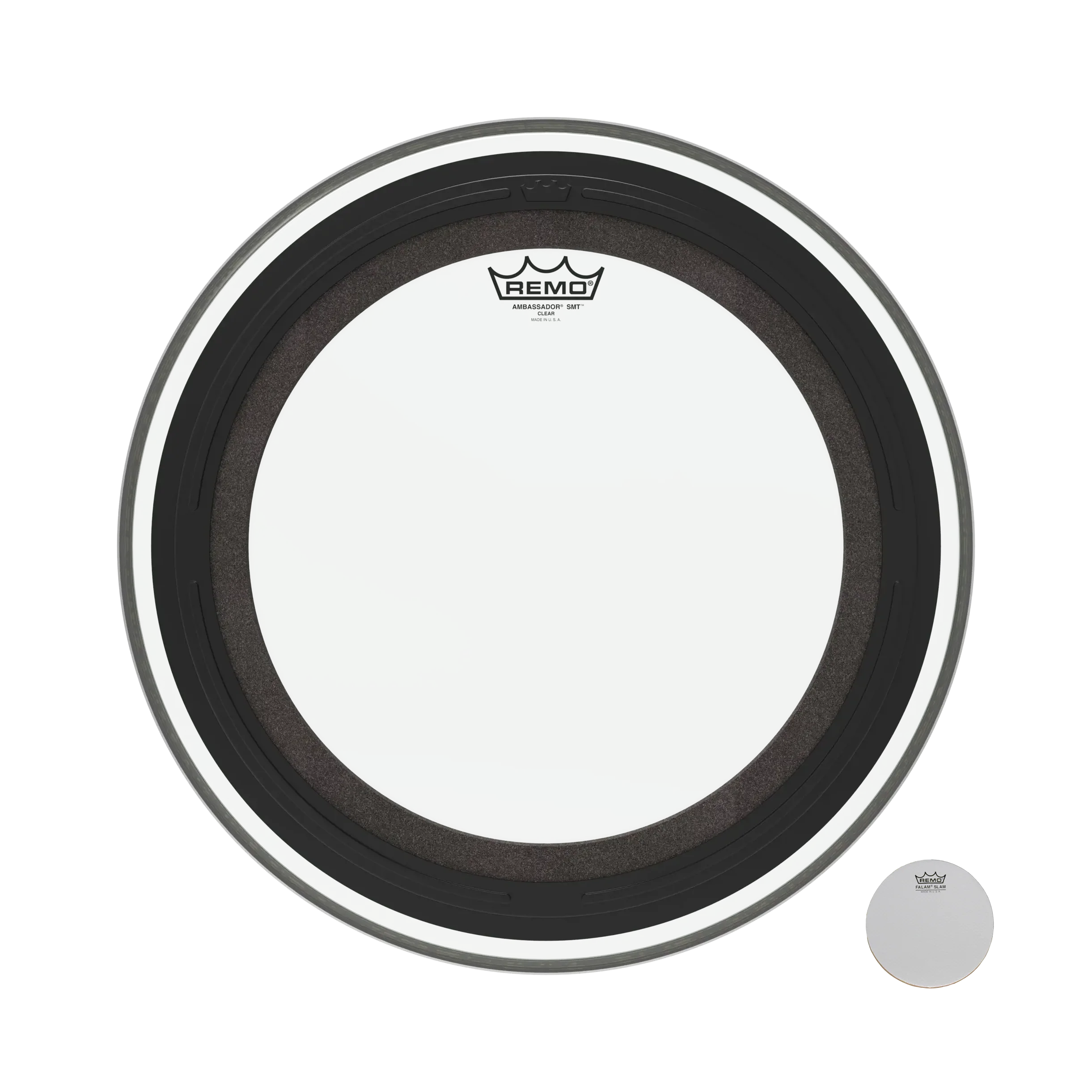 Remo SMT Ambassador Clear 18 Bass Drum Head - Image 2