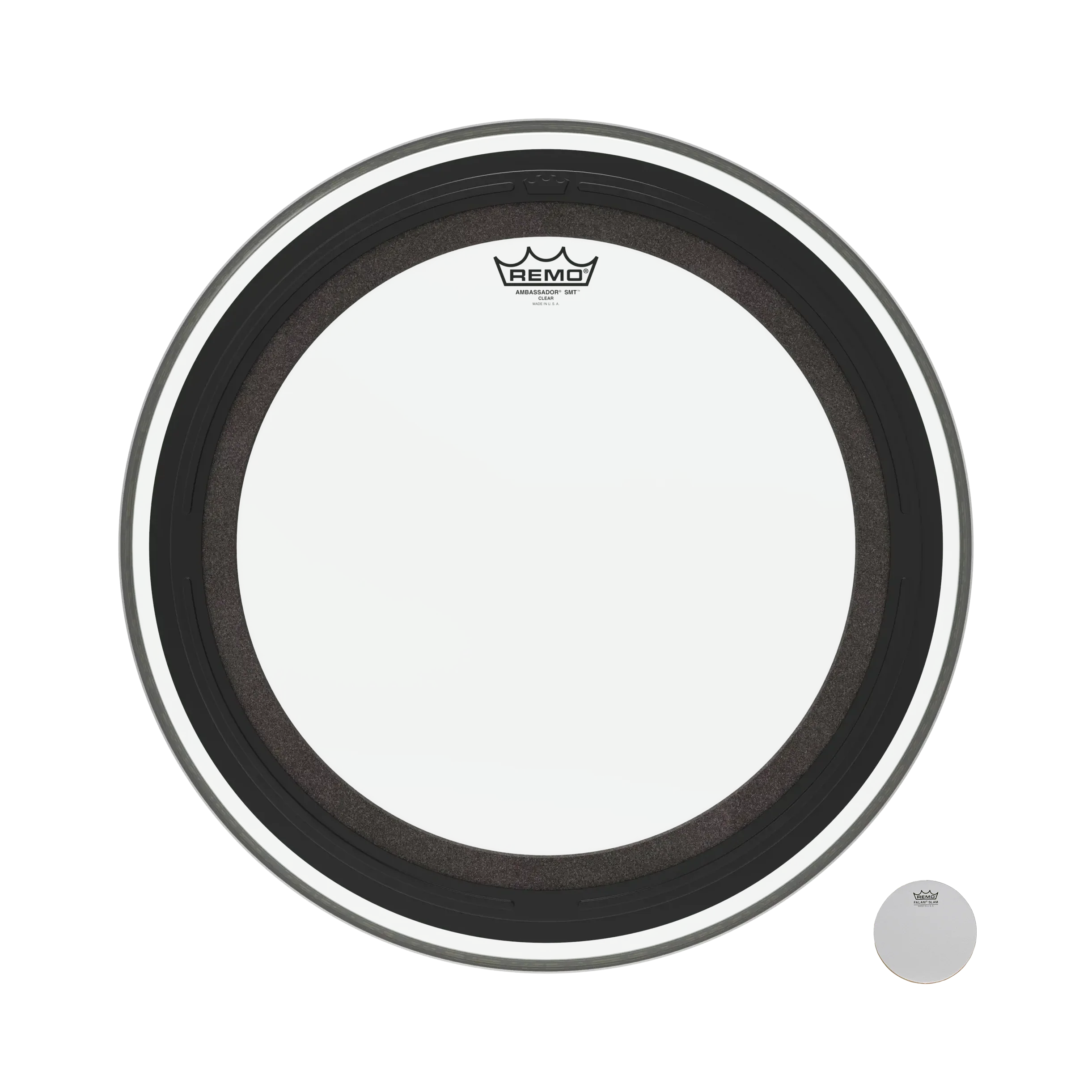 Remo SMT Ambassador Clear 22 Bass Drum Head - Image 2