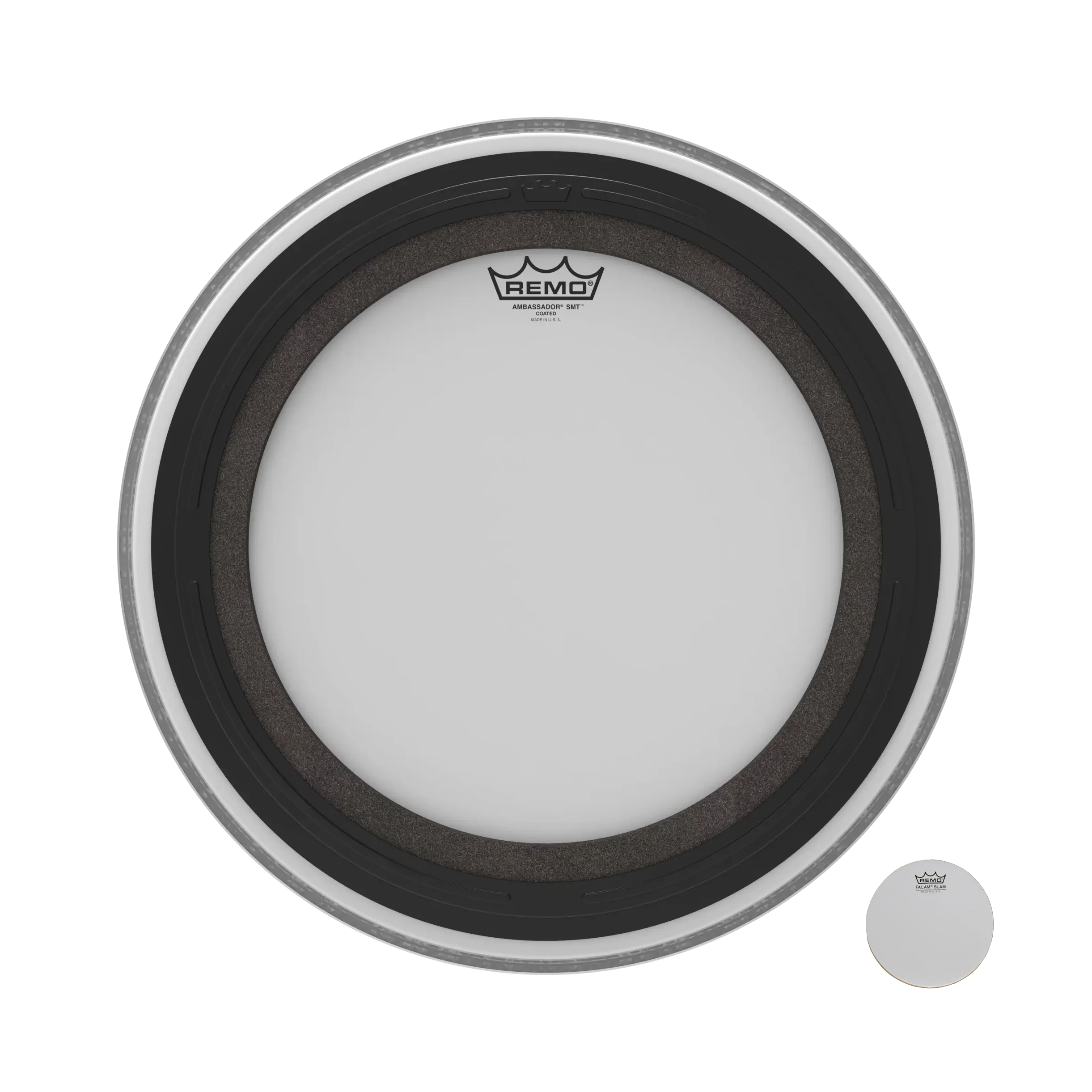 Remo SMT Ambassador Coated 18 Bass Drum Head - Image 2