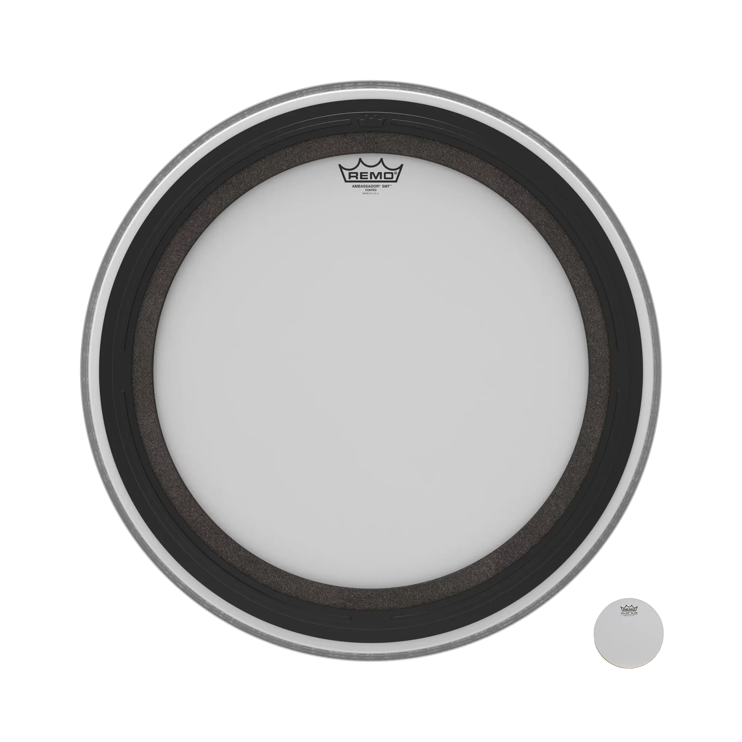 Remo SMT Ambassador Coated 22" Bass Drum Head - Image 2