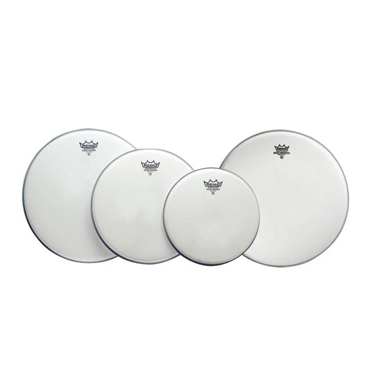 Remo USA Pro Emperor Coated Fusion Drum Head Pack with Free 14 Ambassador - 10/12/14+14 - Image 2