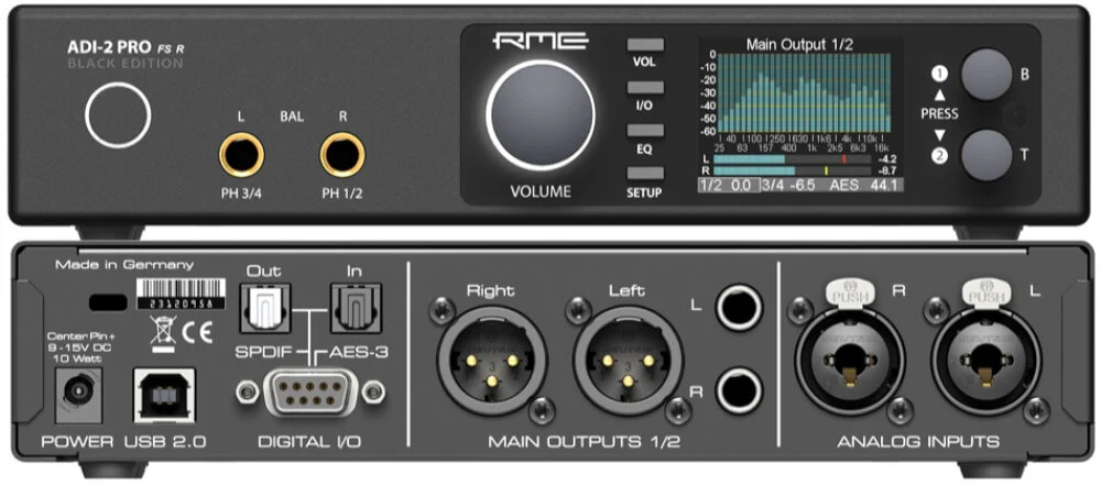 RME ADI2 Pro FS R 2-Ch High-End AD/DA Converter (Black Edition) - Image 3
