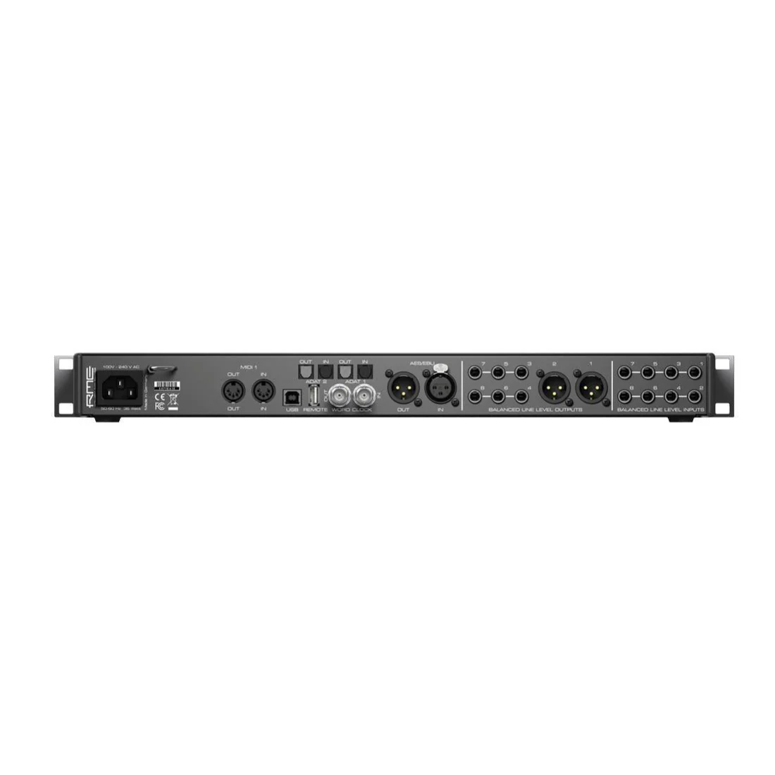 RME Audio Fireface UFX II 60 Channel 192kHz Audio Interface with DSP - Image 2