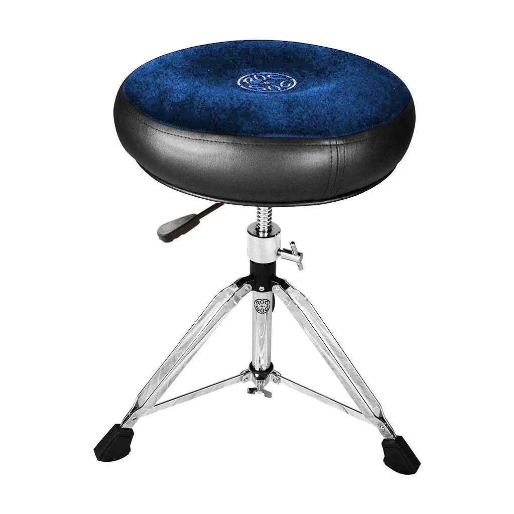 Roc-N-Soc Nitro Rider Round Top Drum Throne - Blue