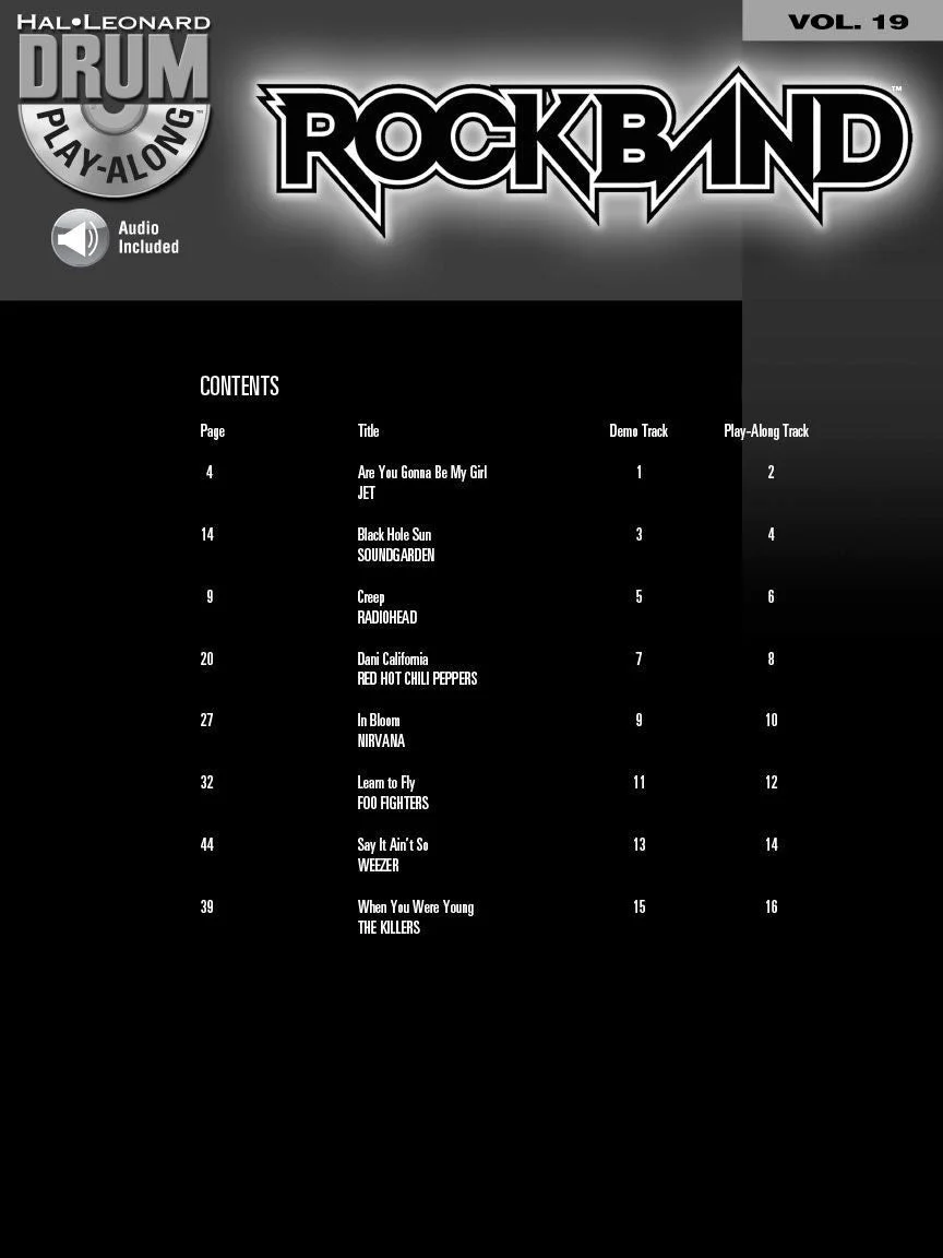 Rock Band Drum Play-Along Volume 19 (Book & CD) - Image 2