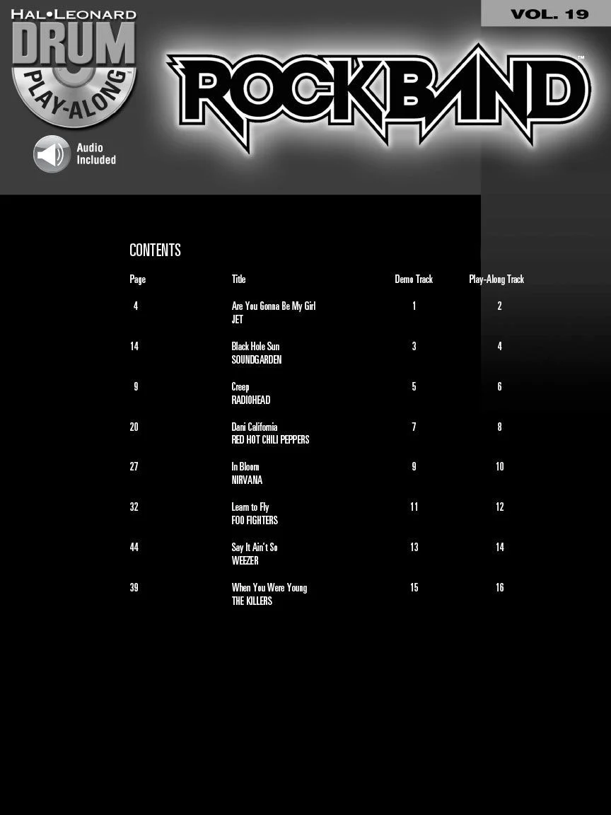 Rock Band Drum Play-Along Volume 19 (Book & CD) - Image 3