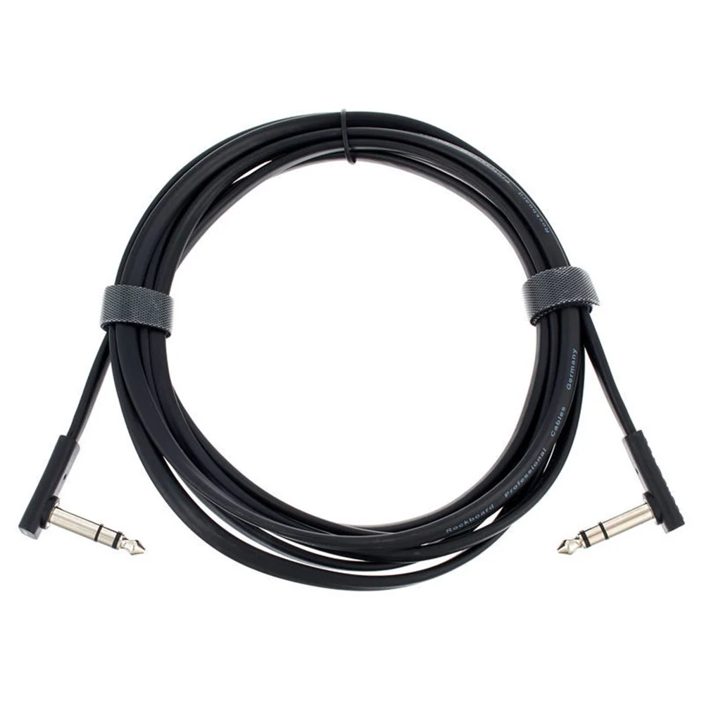 RockBoard Flat TRS Cable 300cm Black - Image 2