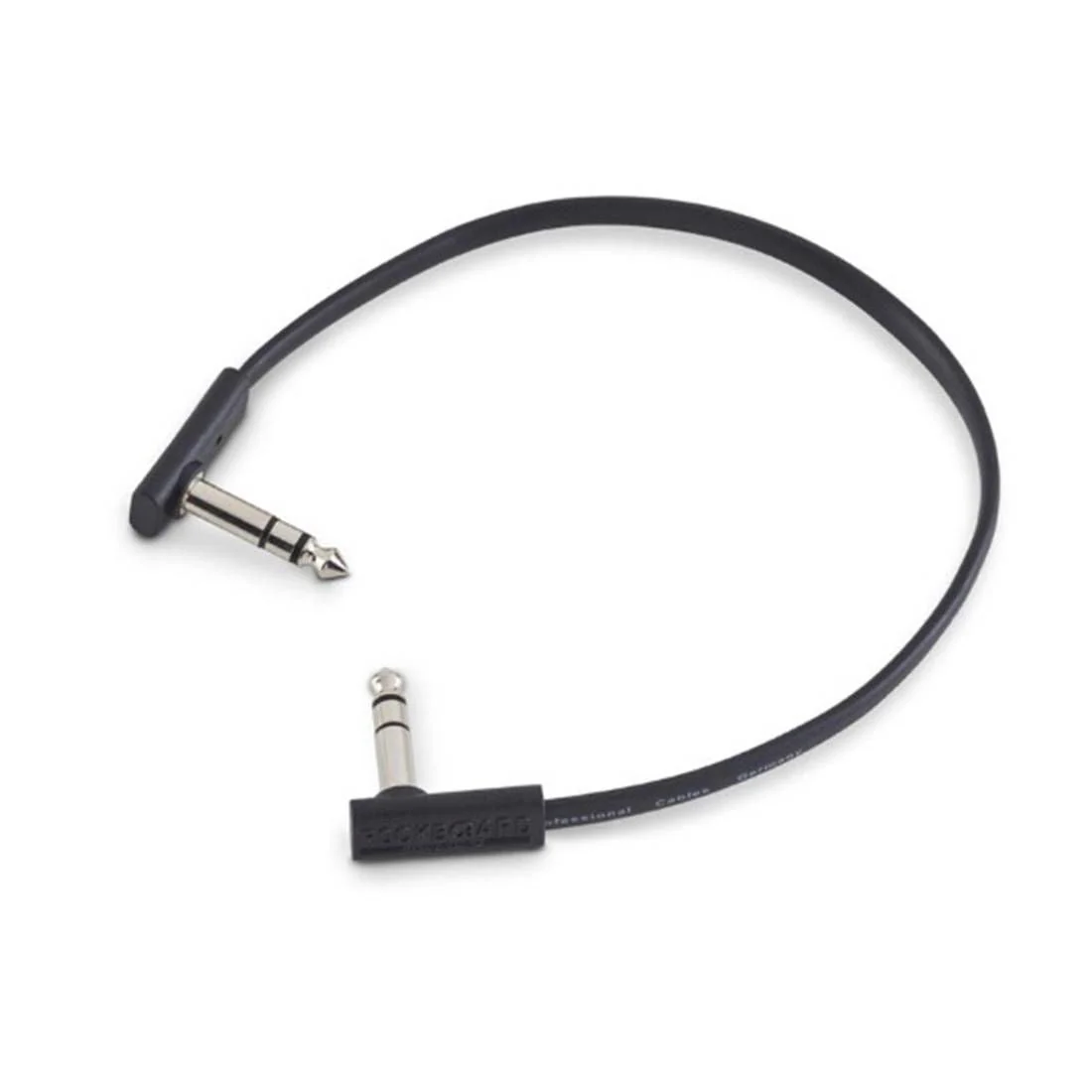 RockBoard Flat TRS Cable 30cm Black
