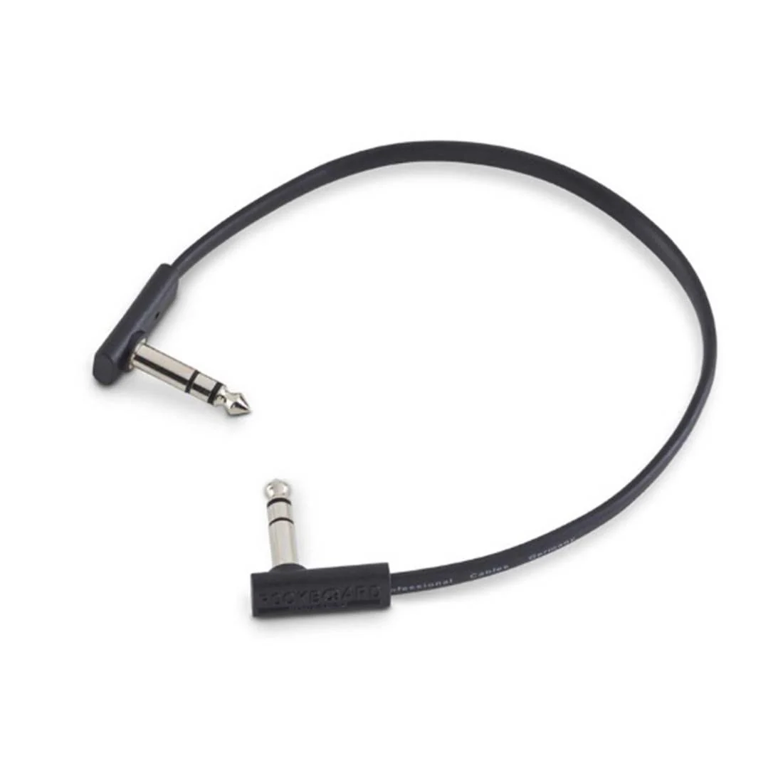 RockBoard Flat TRS Cable 30cm Black - Image 2