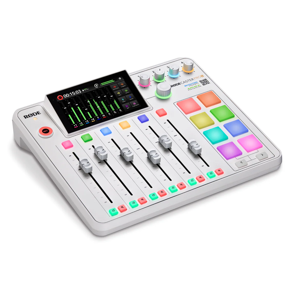 Rodecaster Pro II - Audio Production Studio in White - Image 4