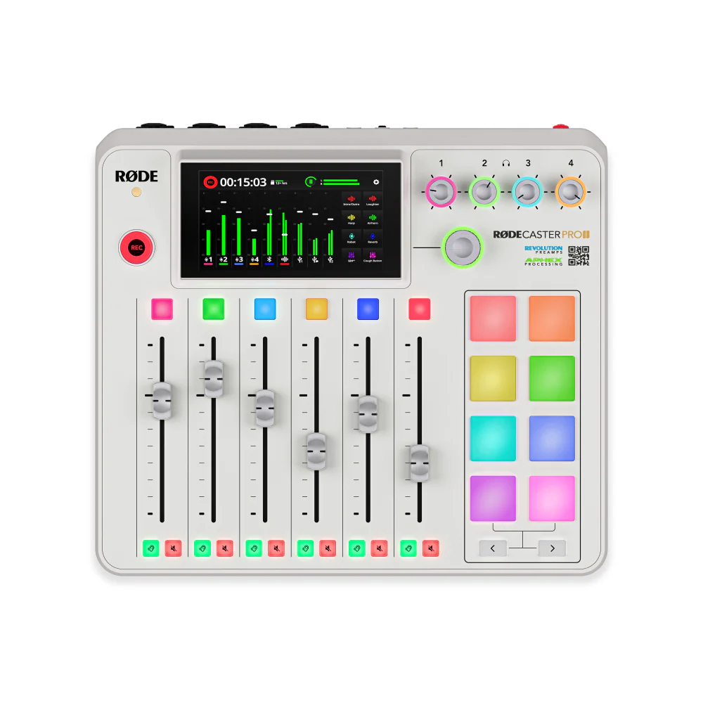 Rodecaster Pro II - Audio Production Studio in White - Image 5