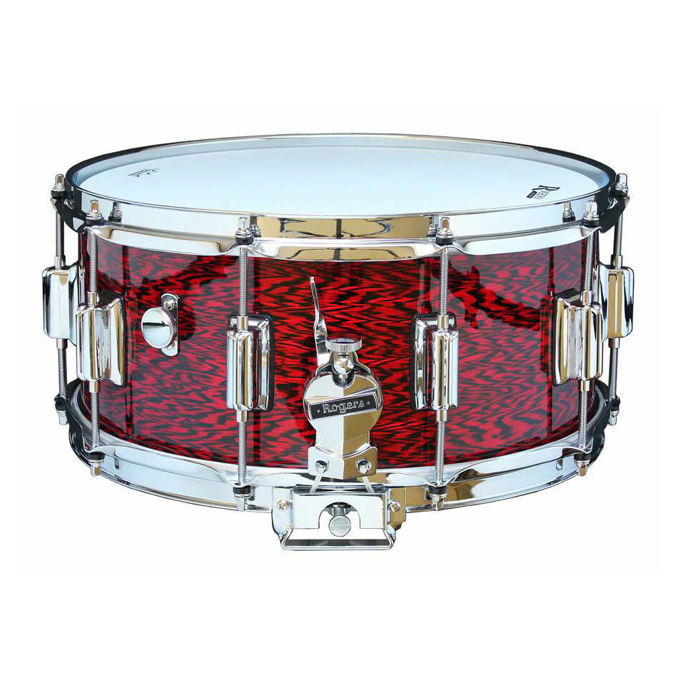 Rogers Dyna-Sonic Beavertail Series 14x6.5 Inch Snare Drum - Red Onyx - Image 5