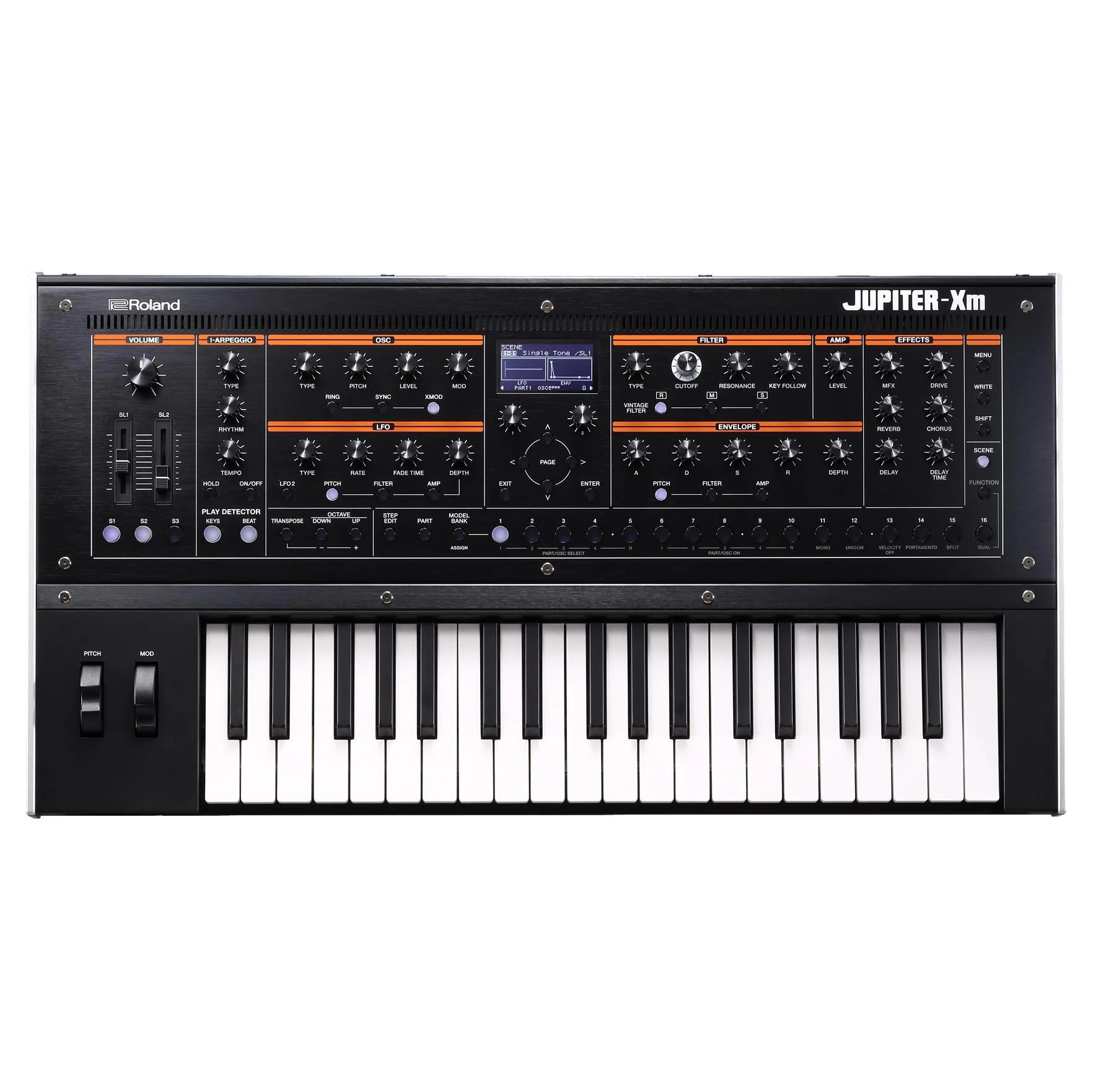 Roland Jupiter-Xm Compact 37-Key Synthesizer - Image 5