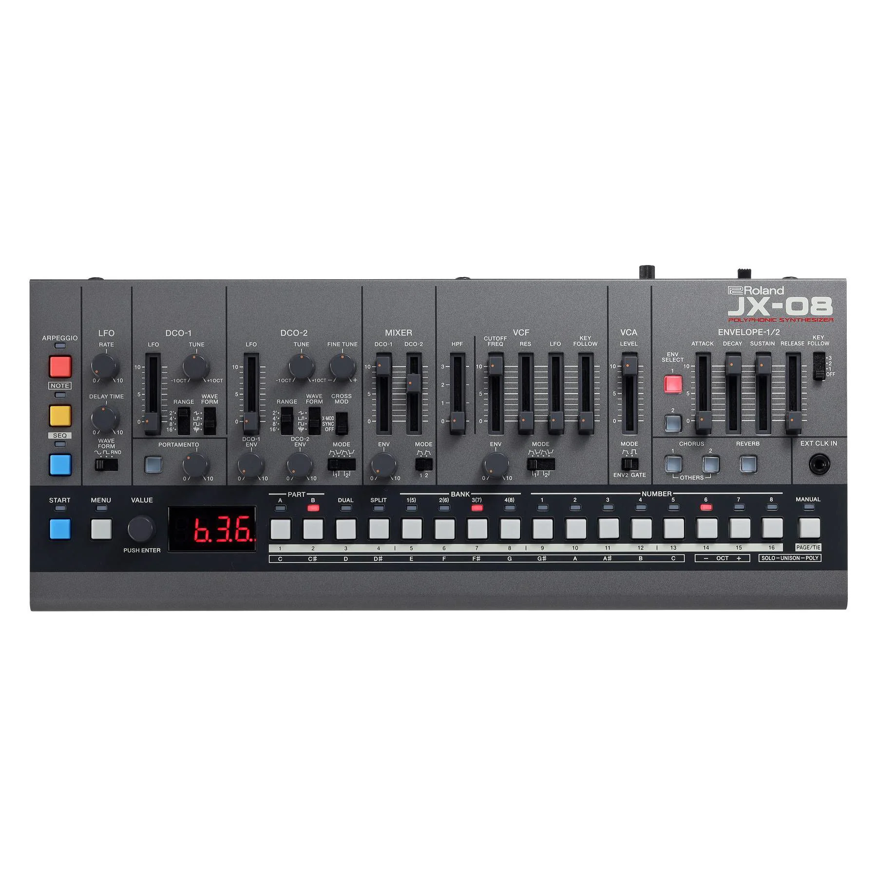 Roland JX-08 Polyphonic Synthesizer - Image 5