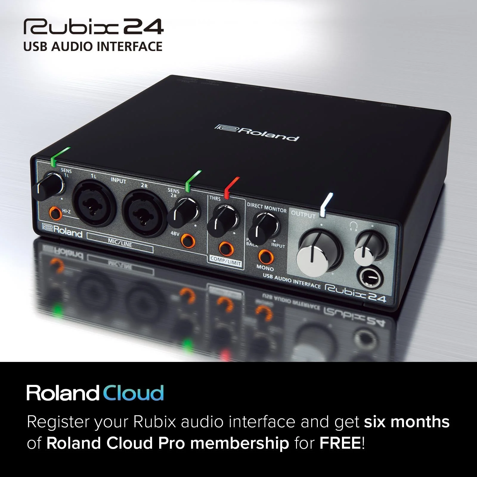 Roland Rubix24 2-in/4-out USB Audio Interface - Image 3