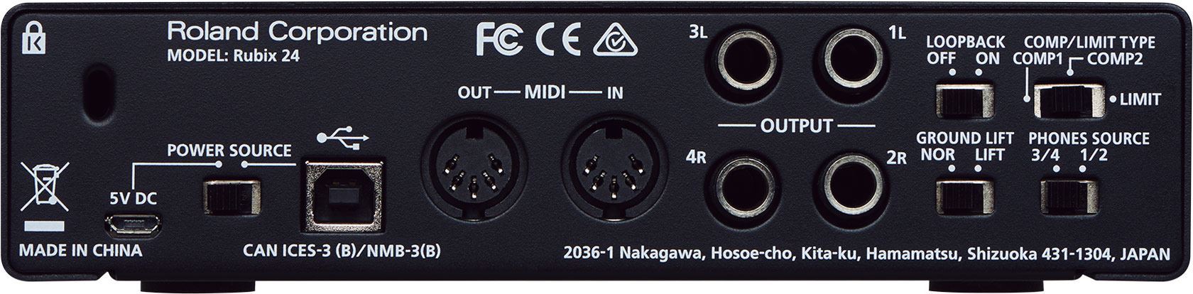 Roland Rubix24 2-in/4-out USB Audio Interface - Image 5