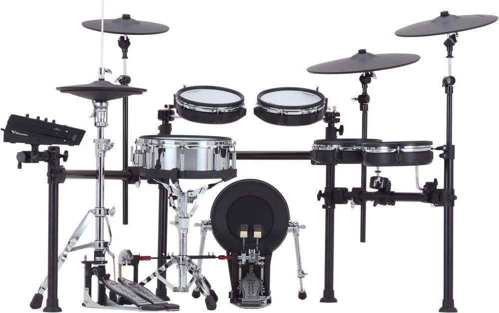 Roland TD713 V-Drums Electronic Drum Kit w/DW 3000 Series Hardware Pack - Image 2
