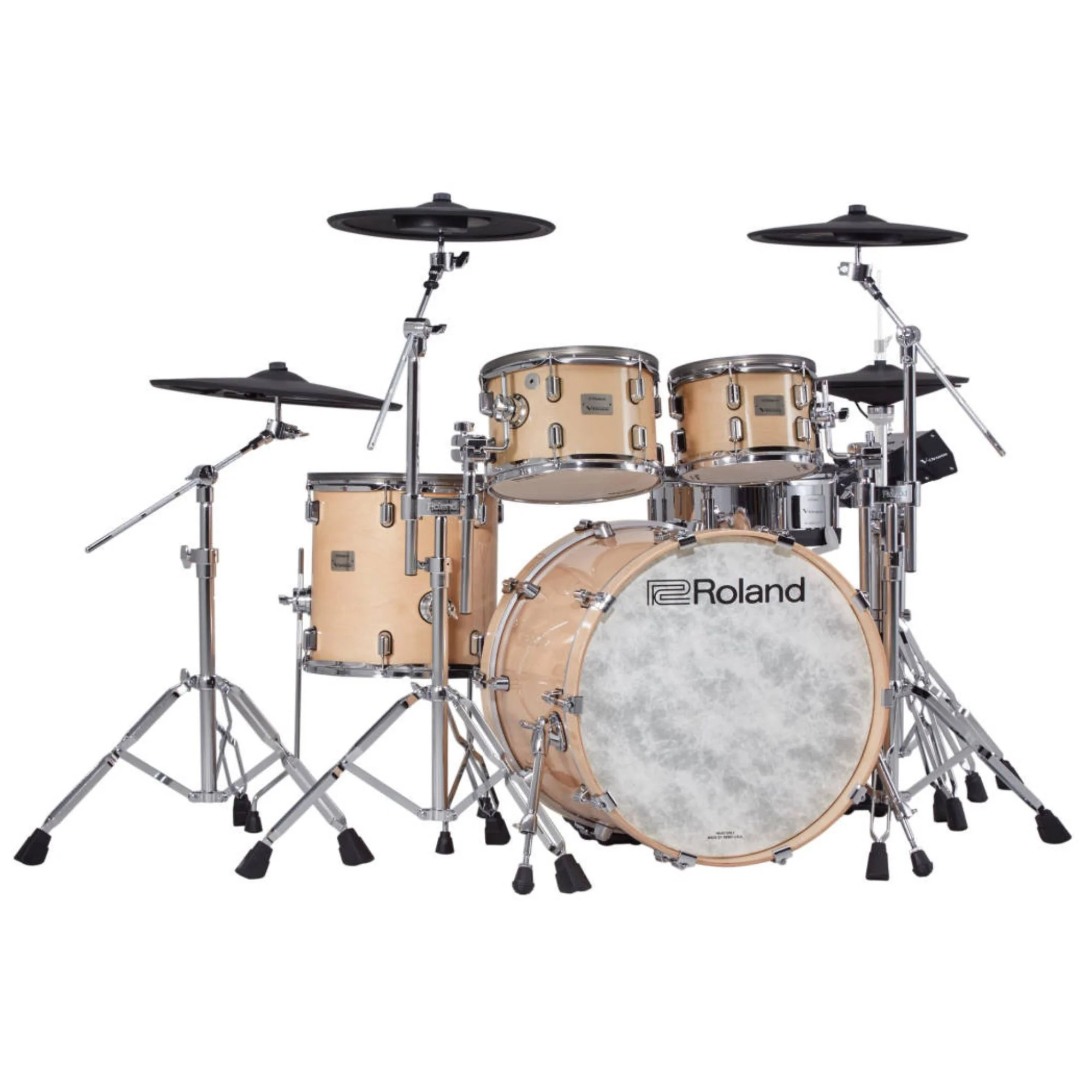 Roland VAD-706 Electronic Drum Kit Bundle in Gloss Ebony with DW Hardware